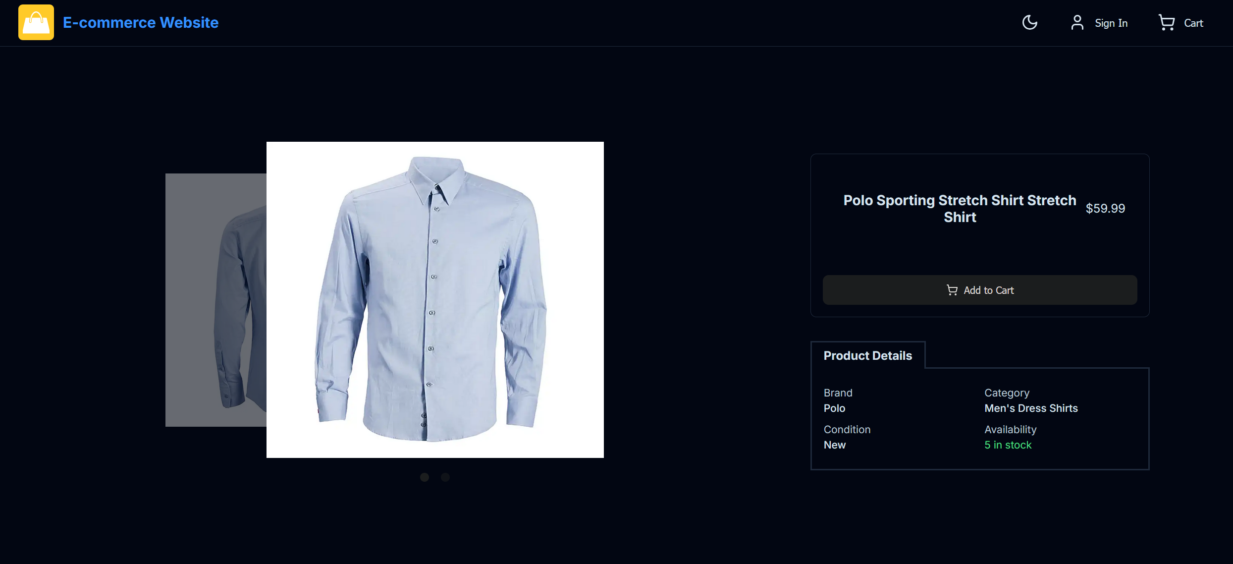 Ecommerce Website
